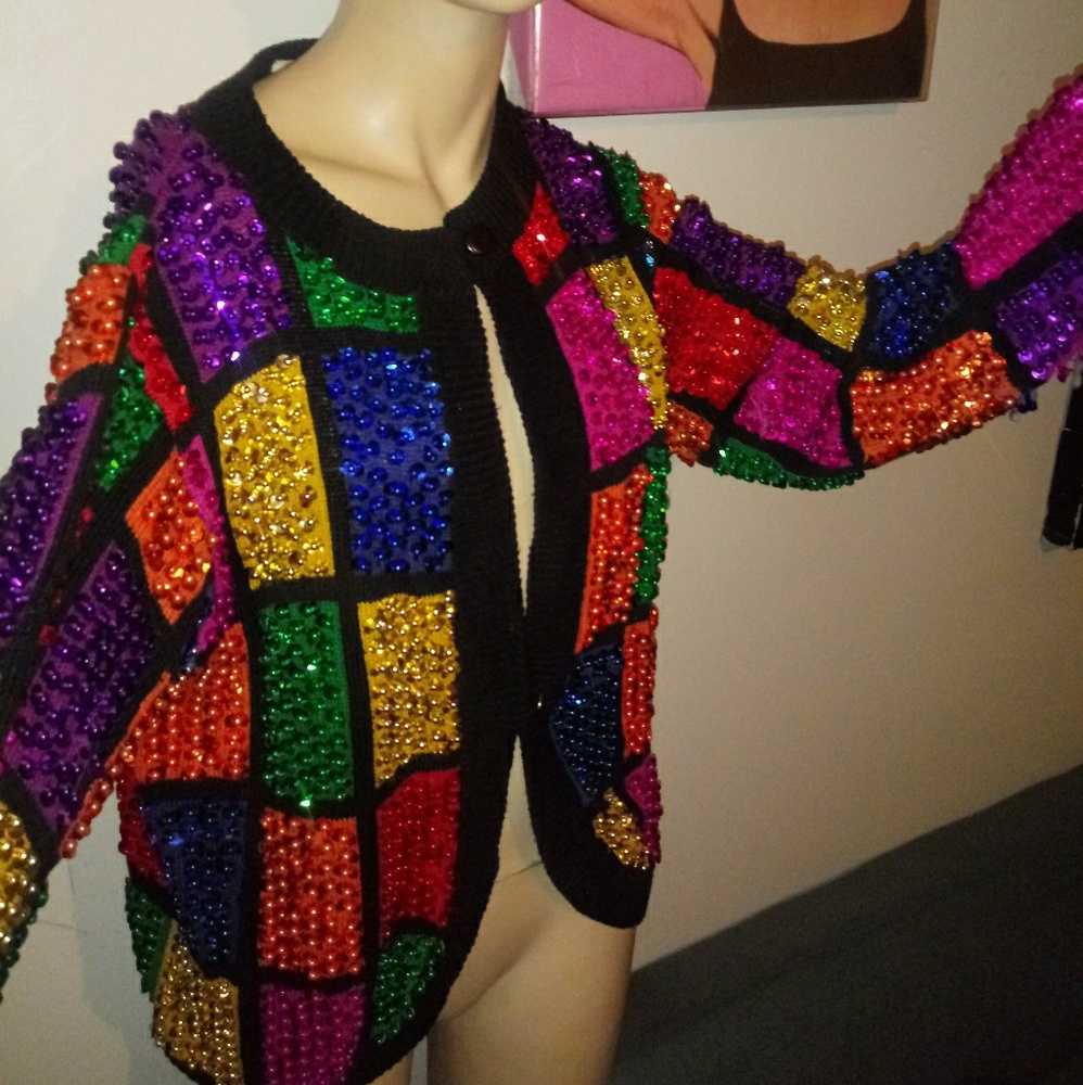 Color block Cardigan - Picture 4 of 6